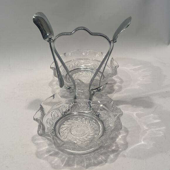 Vintage Dual Sugar Bowl With Spoon Made In England - Picture 7 of 12